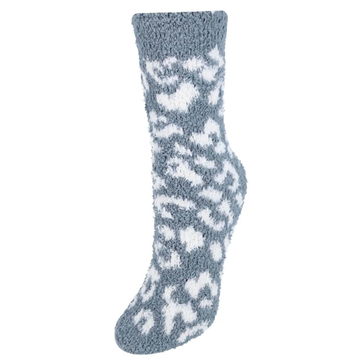 CTM® Women's Fuzzy and Cozy Pattern Socks (Pack of 3)